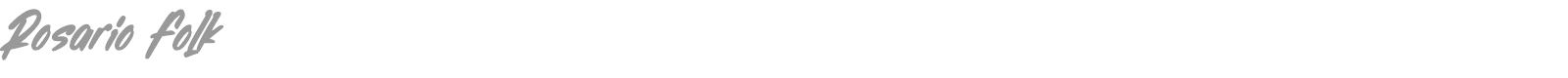 Rosario Folk font preview